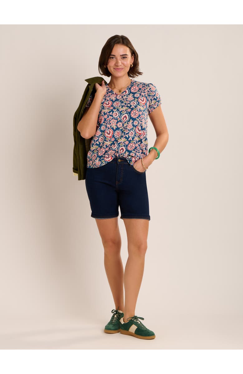 Brakeburn Sheridan Soft Floral Blouse, Alternate, color, Blue