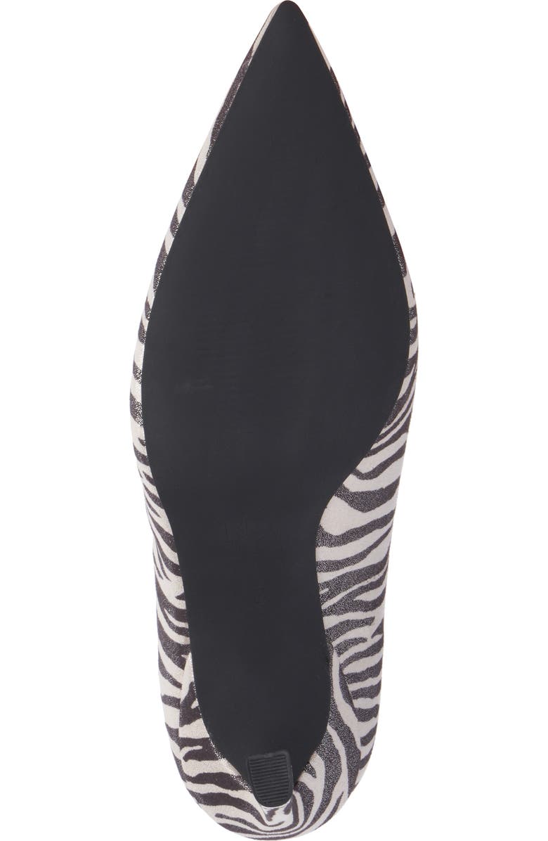 NEW YORK AND COMPANY Kailynn Stiletto Pump, Alternate, color, Zebra