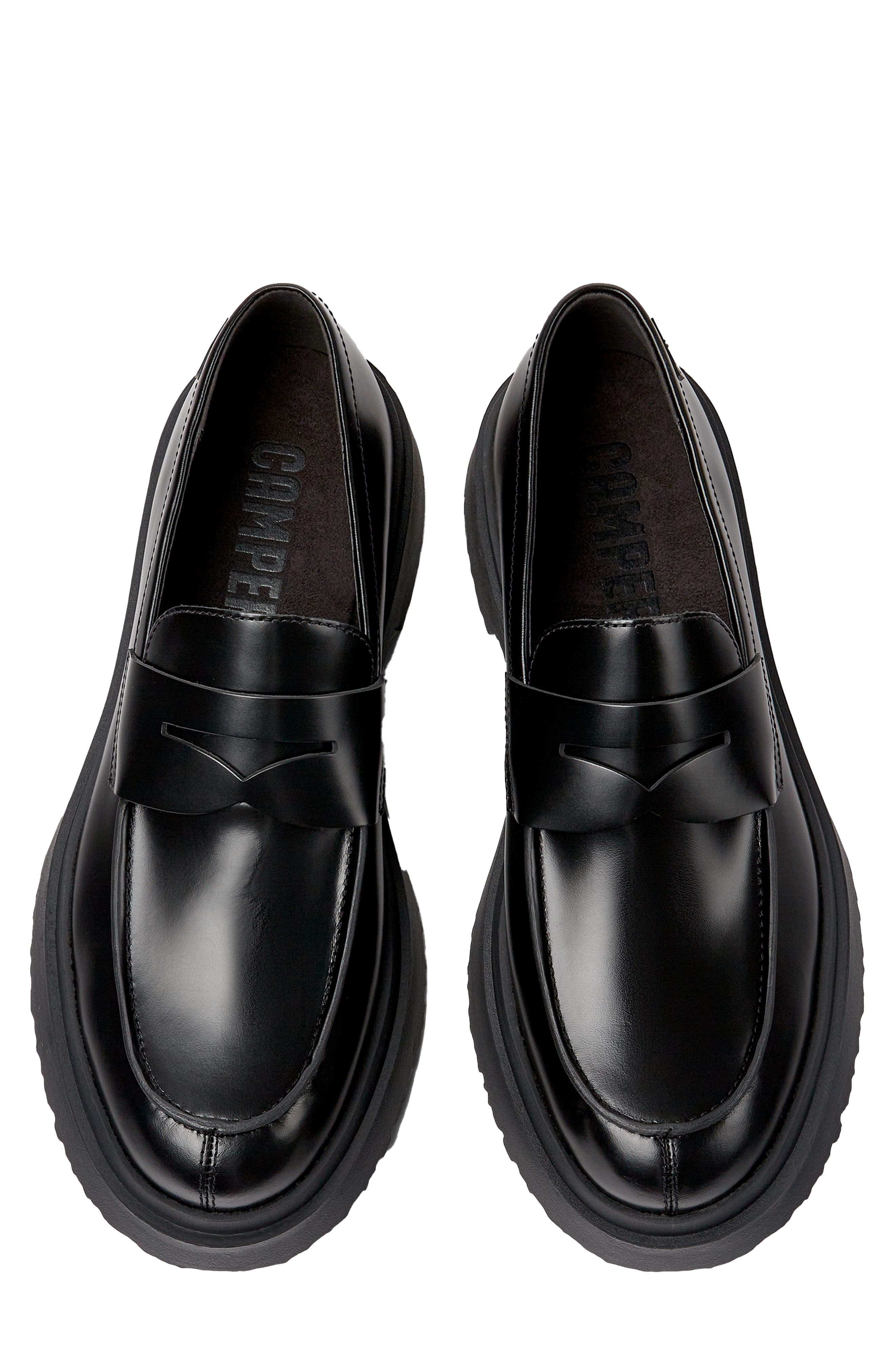 Camper Walden Penny Loafer, Alternate, color, Black