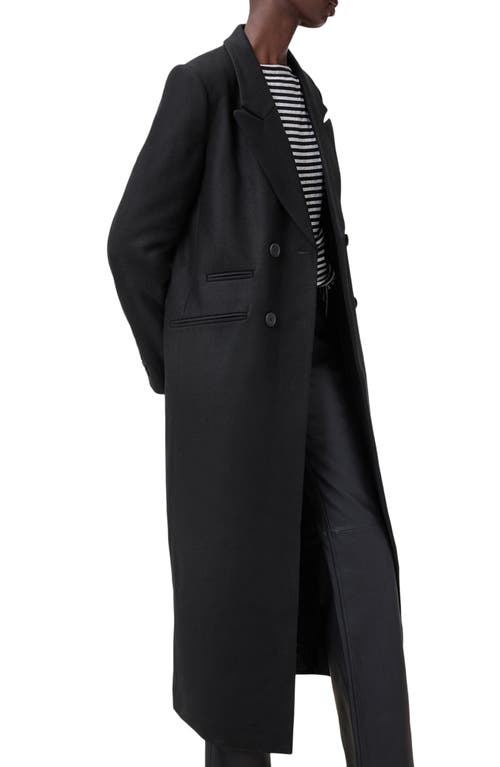 ALLSAINTS ALLSAINTS ELLEN DOUBLE BREASTED WOOL BLEND COAT 