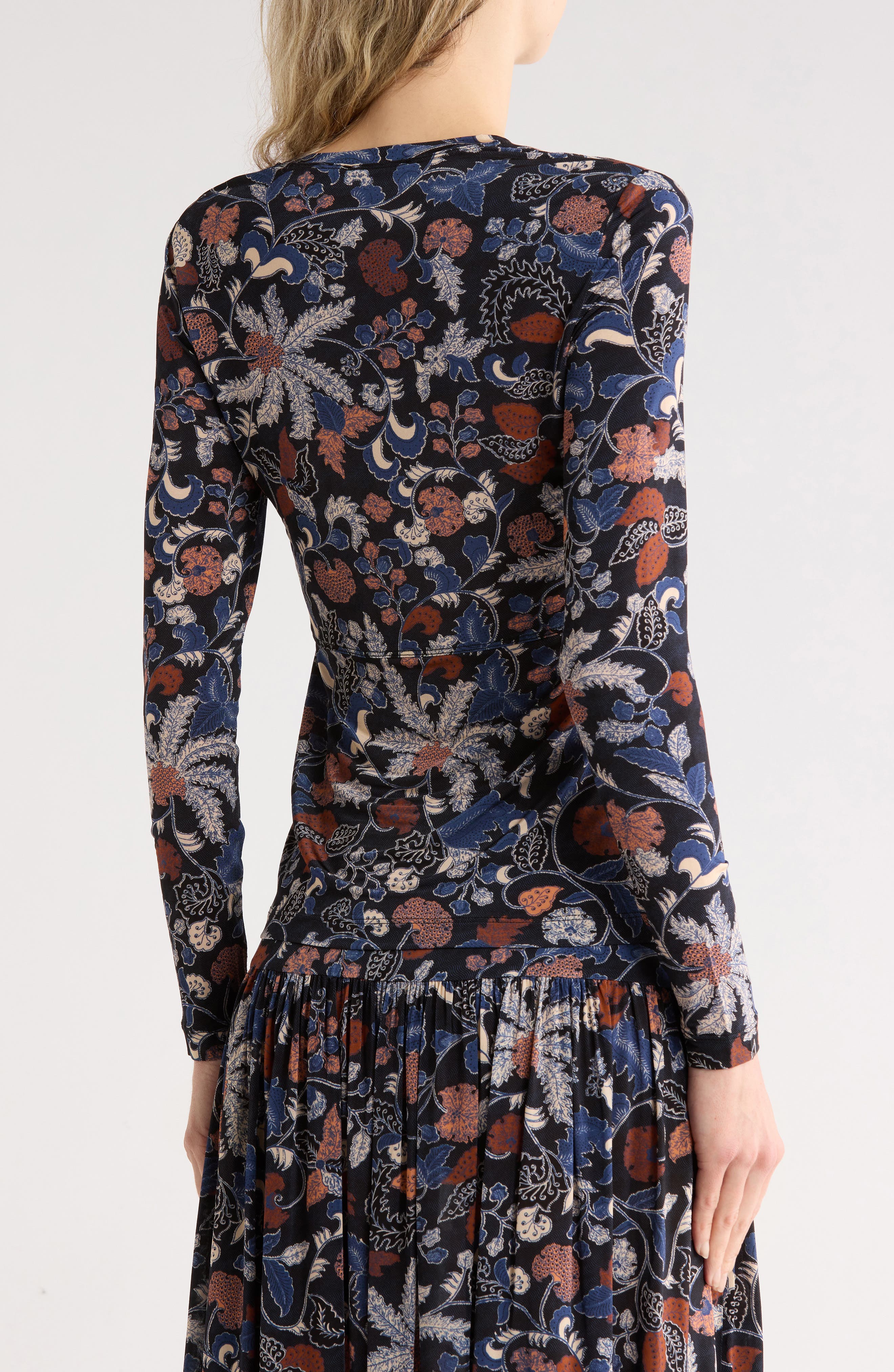Neri Ruched Long Sleeve Top - image 2