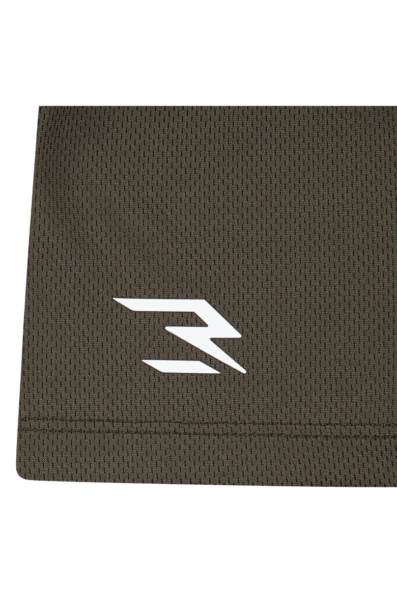 3 Brand Three x Three Graphic T-Shirt & Shorts, Alternate, color, 