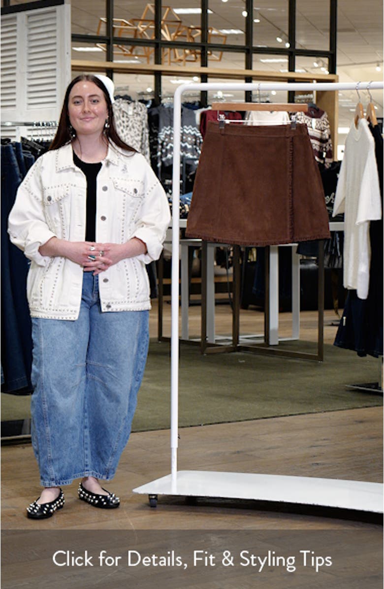 Scotlyn Faux Wrap Miniskirt, sales video thumbnail