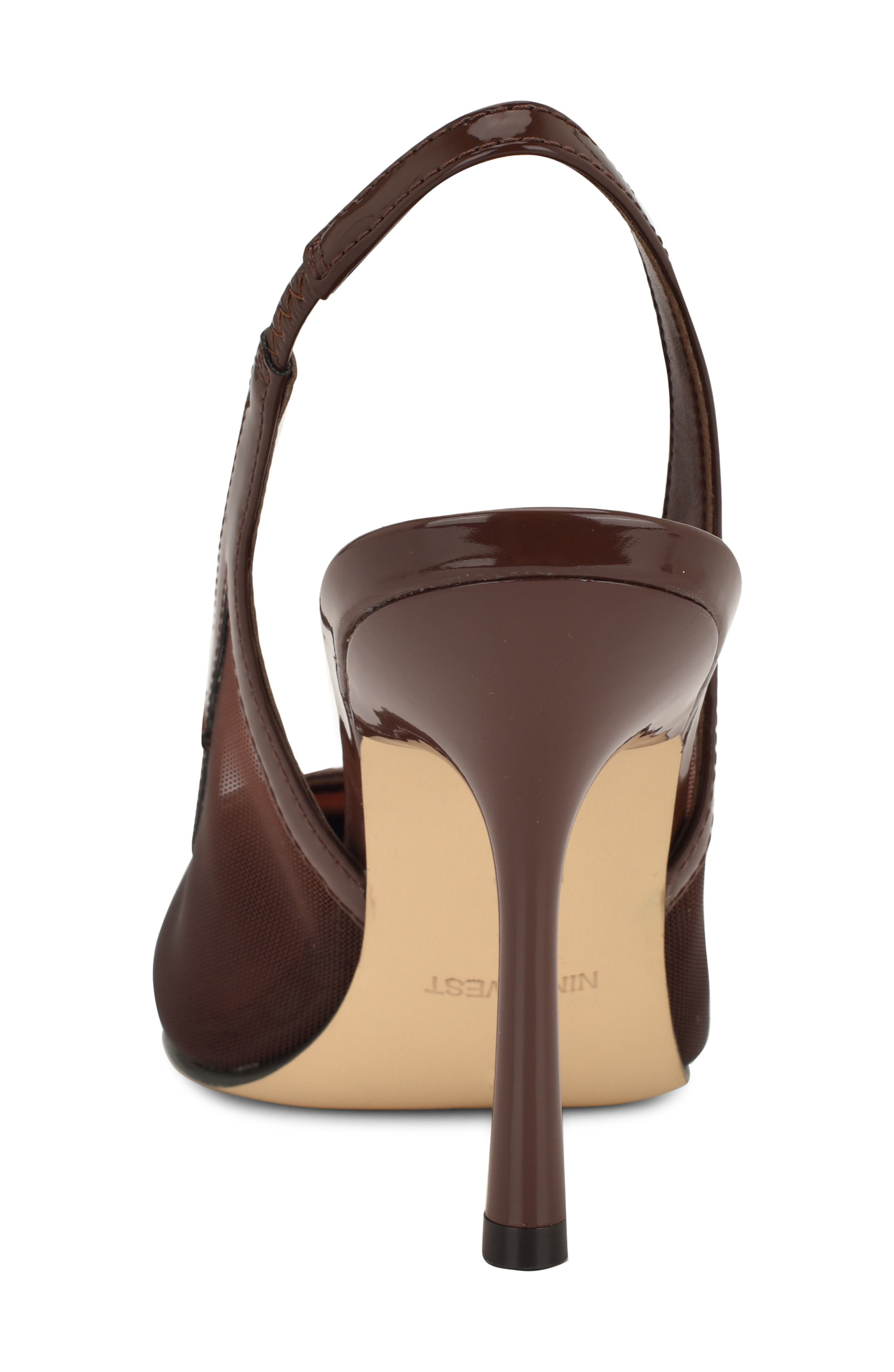 Jermain Slingback Pointed Toe Pump, Alternate, color, MEDIUM BROWN
