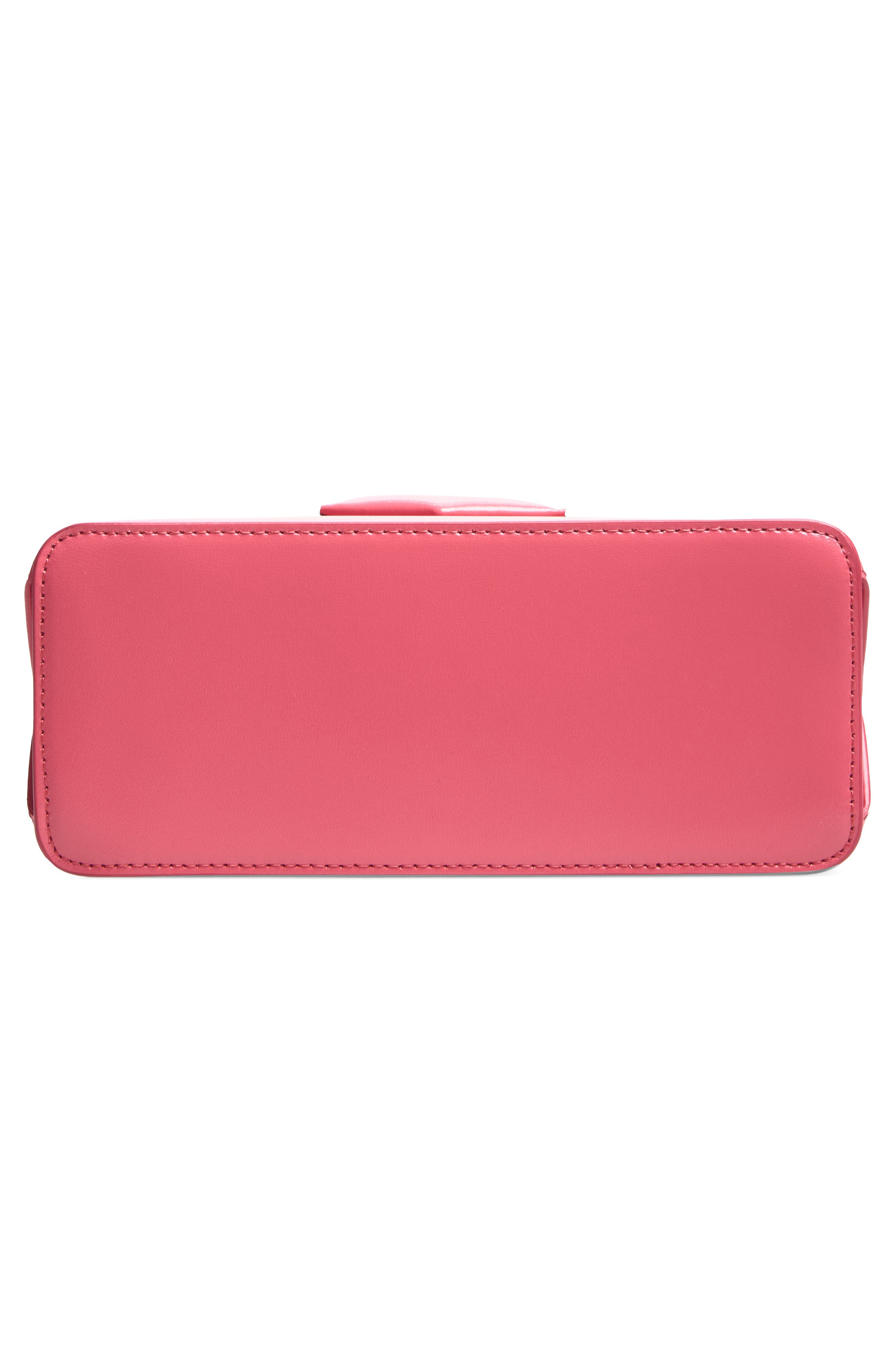 Givenchy Mini Antigona Vanity Leather Handbag, Alternate, color, Bright Peach