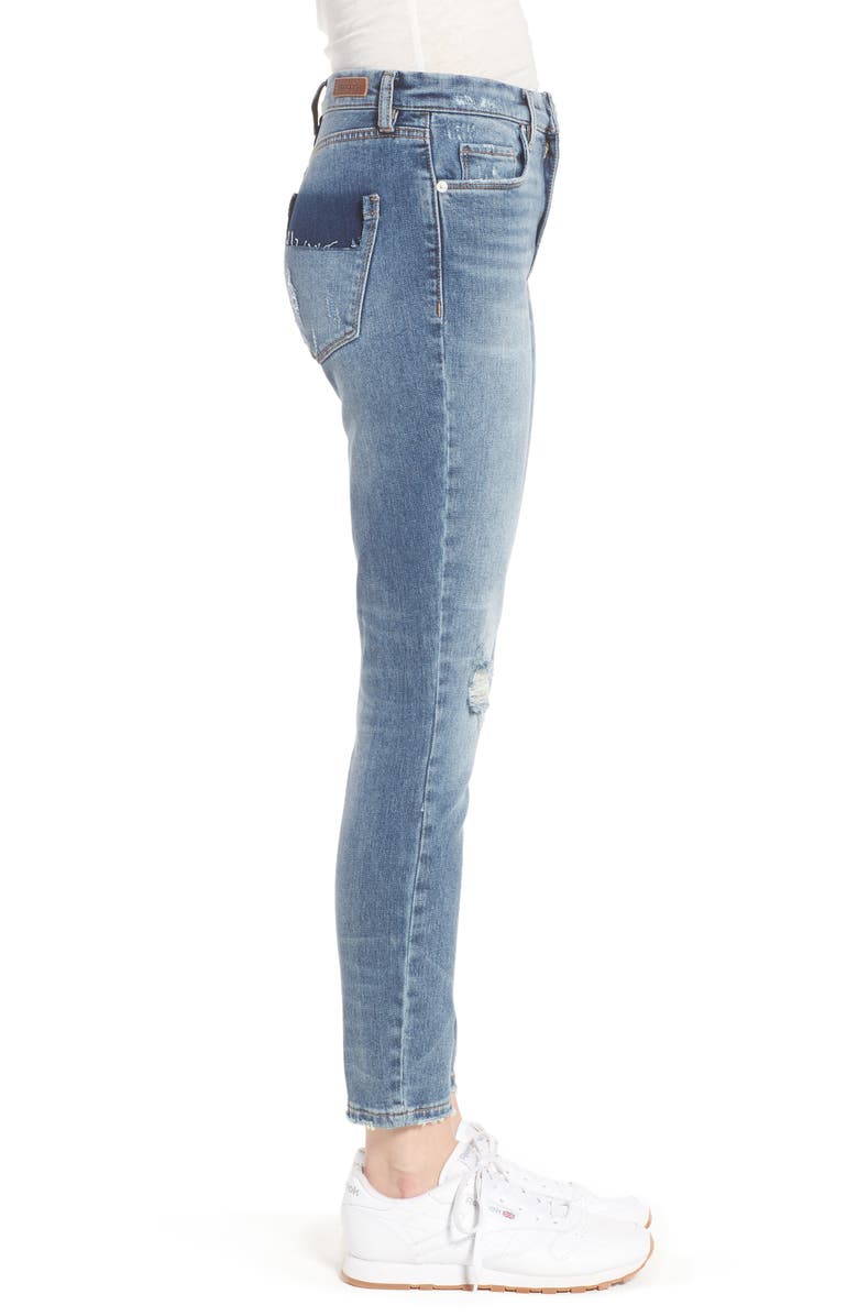 BLANKNYC Trip Switch Distressed Skinny Jeans, Alternate, color, Trip Switch