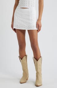 BP. Cotton Eyelet Miniskort