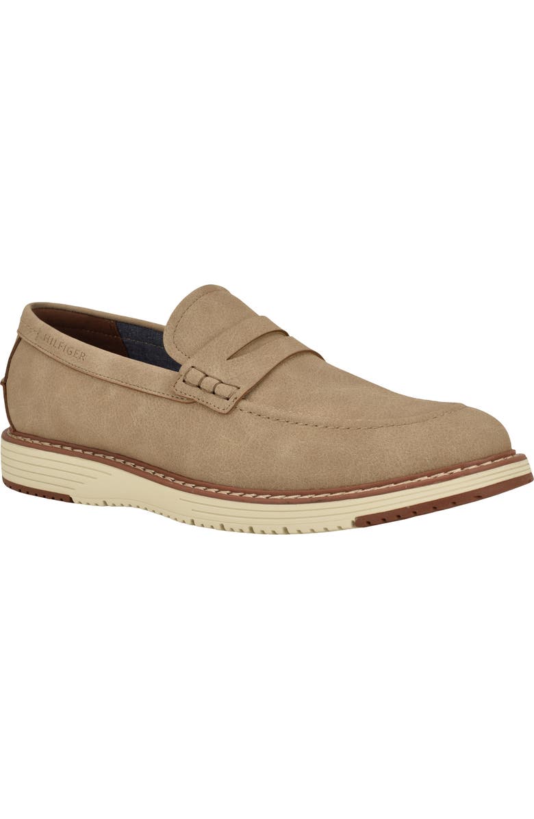 Tommy Hilfiger Hemet Penny Loafer, Main, color, Taupe