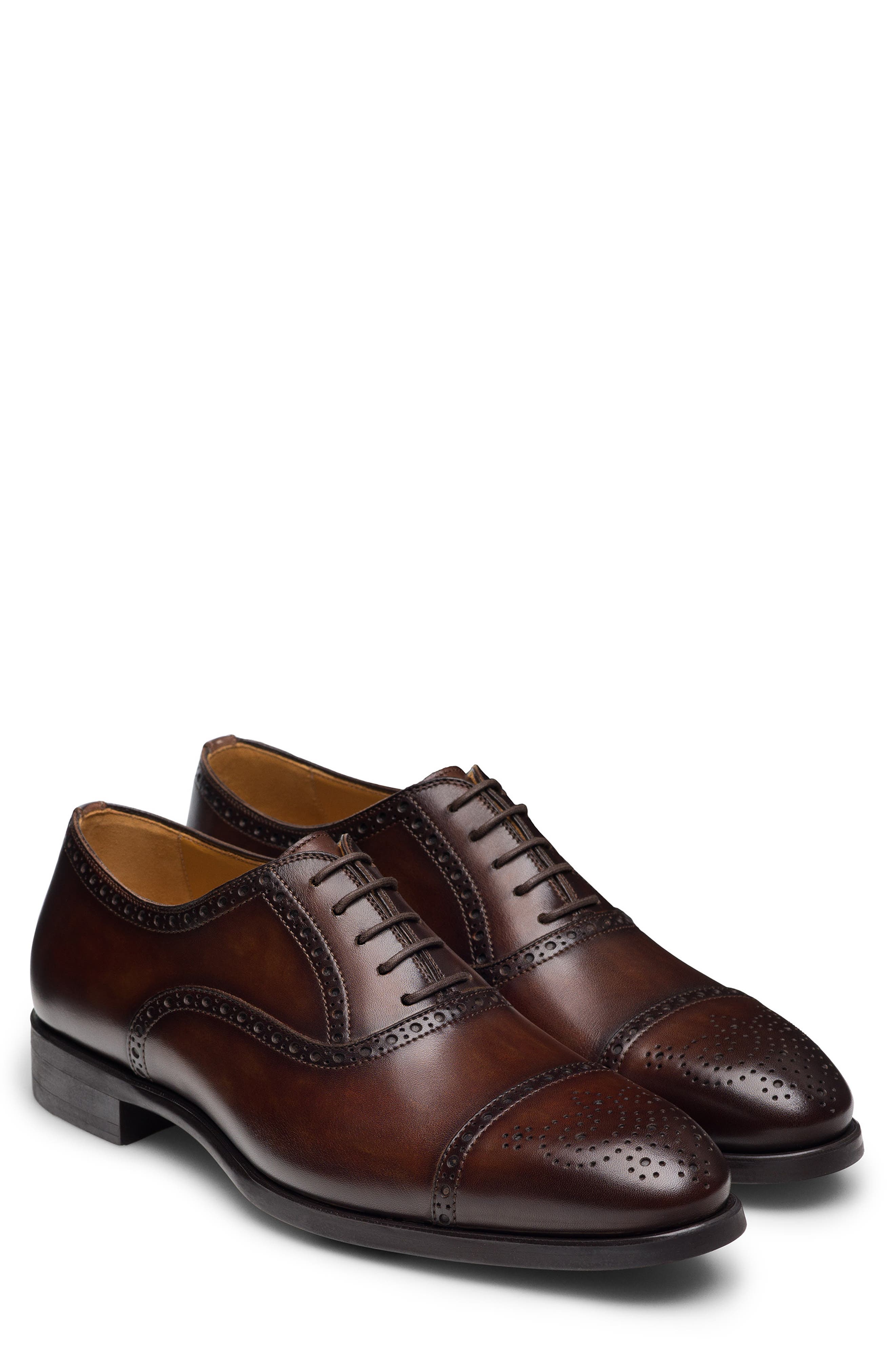 Magnanni Marcosa Cap Toe Oxford, Main, color, 