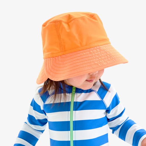 Shop Primary Baby Sun Hat In Cantaloupe