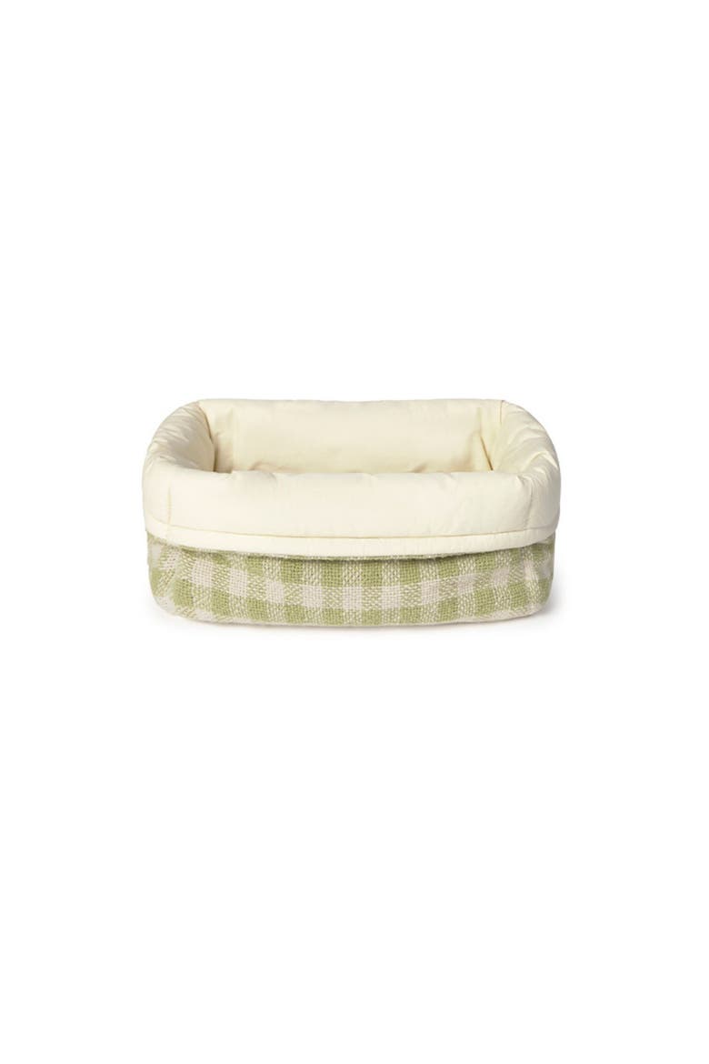 Quilted Basket, Main, color, Matcha, Natural