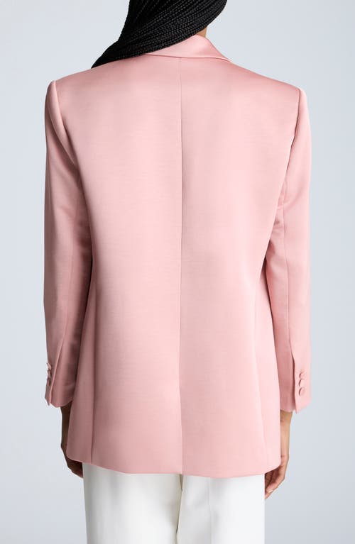KENNETH COLE KENNETH COLE ONE-BUTTON SATIN TWILL BLAZER
