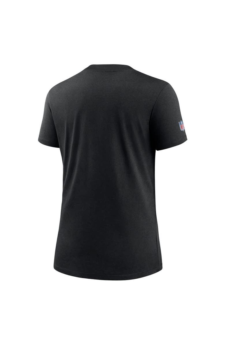 Nike Women's Nike Black New York Giants 2024 NFL Crucial Catch Tri-Blend T-Shirt, Alternate, color,