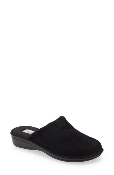 Maddie Wool-Blend Slipper with Faux-Fur Lining (Women)