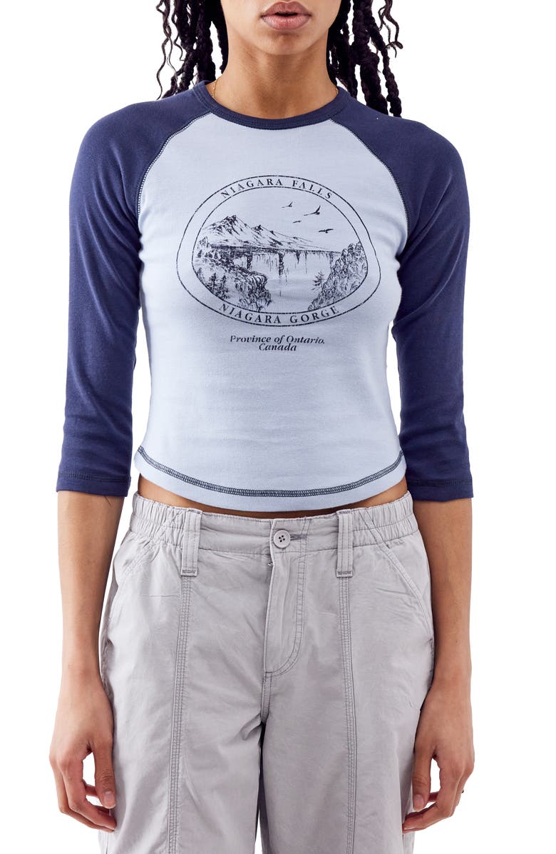 BDG Urban Outfitters Niagara Falls Raglan Top, Main, color,