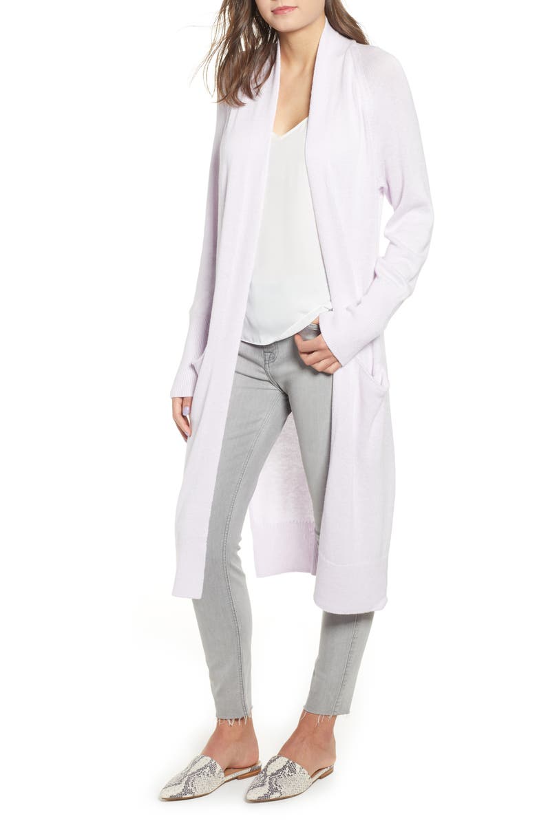 Leith Side Split Midi Cardigan, Main, color, 