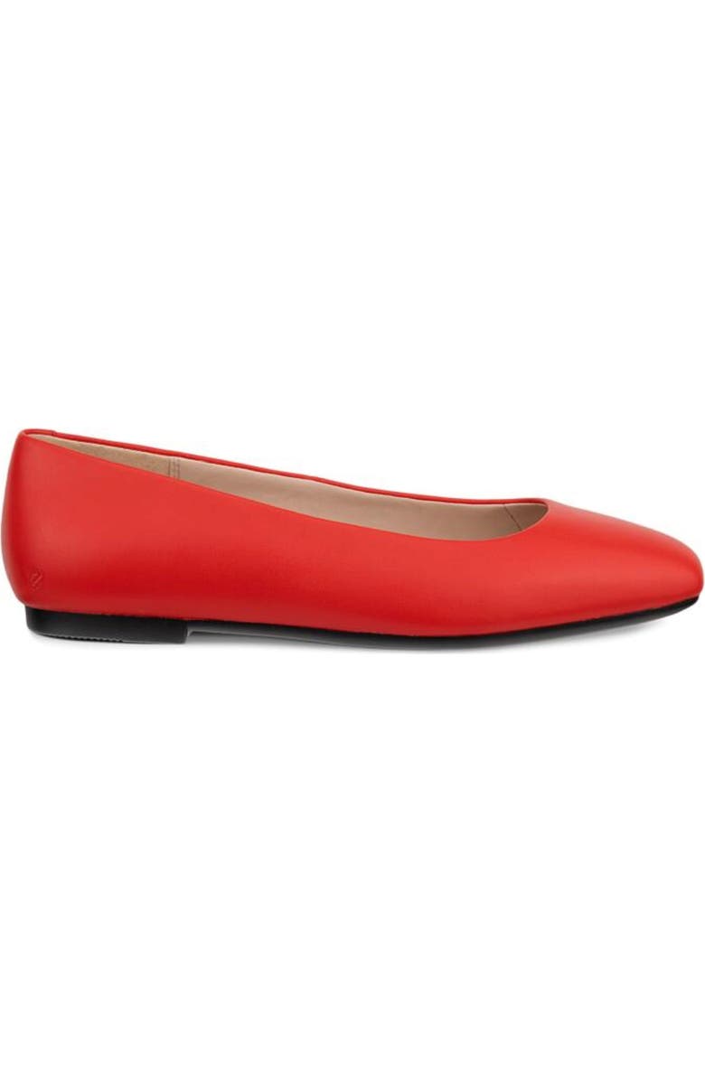 ECCO Margot Ballet Flat, Alternate, color, Scarlet