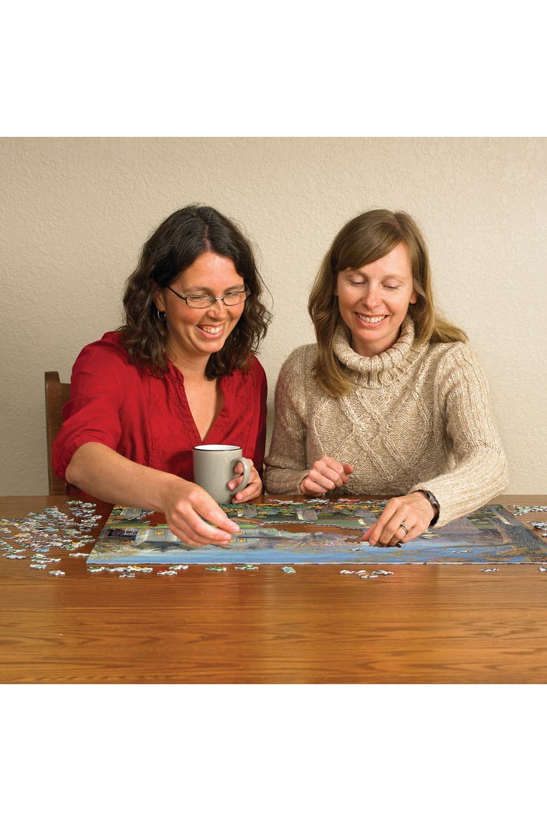 Evening Birds 1000 Piece Puzzle, Alternate, color, Multicolored