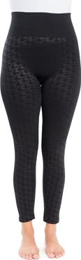 MUK LUKS Fleece Lined Leggings - 4" Waistband