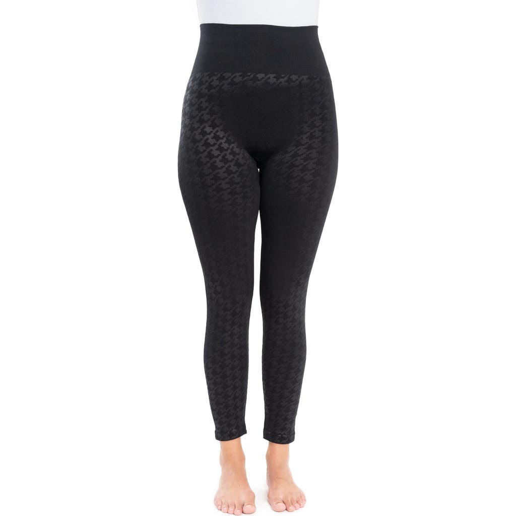 Muk Luks Fleece Lined Leggings In Black