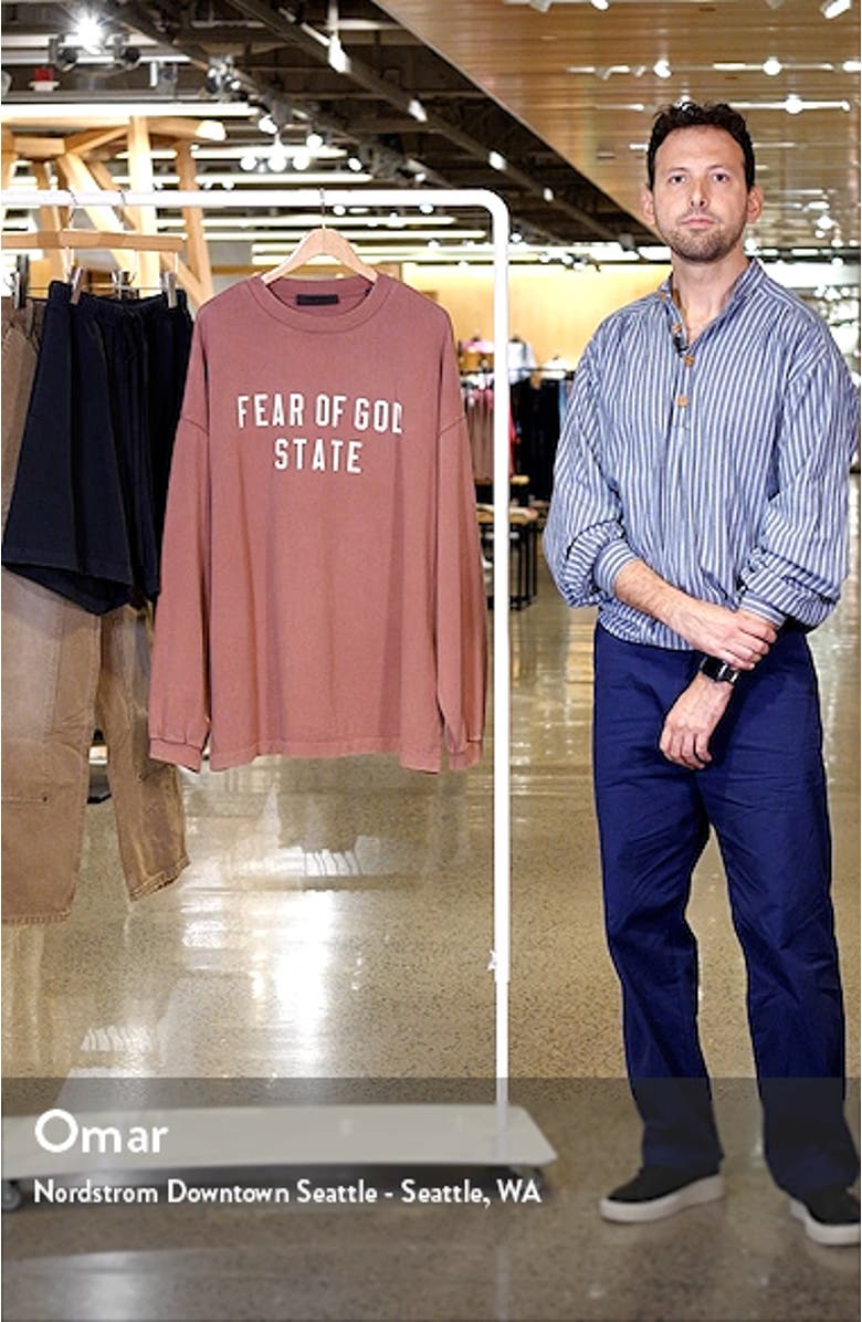 Gender Inclusive State Logo Long Sleeve T-Shirt, sales video thumbnail