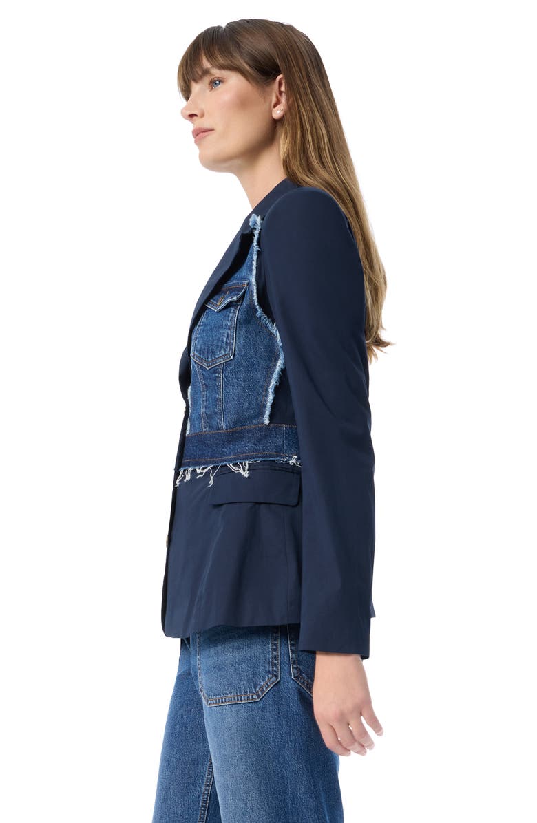 DO by Dee Ocleppo Layla Piece Denim Blazer, Alternate, color, 
