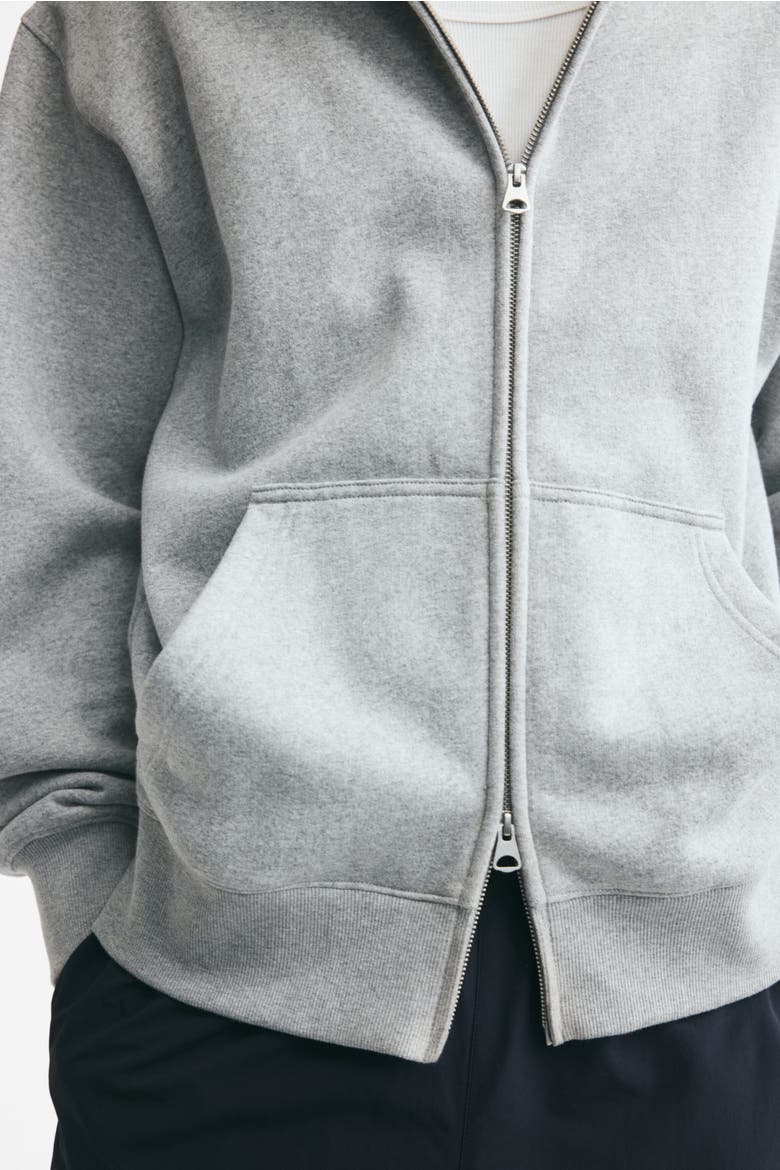 Relaxed-fit Hooded Jacket, Alternate, color, Light gray melange