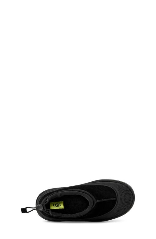 Ugg(r) Kids' Tasman Waterproof Hybrid Slip-on In Black