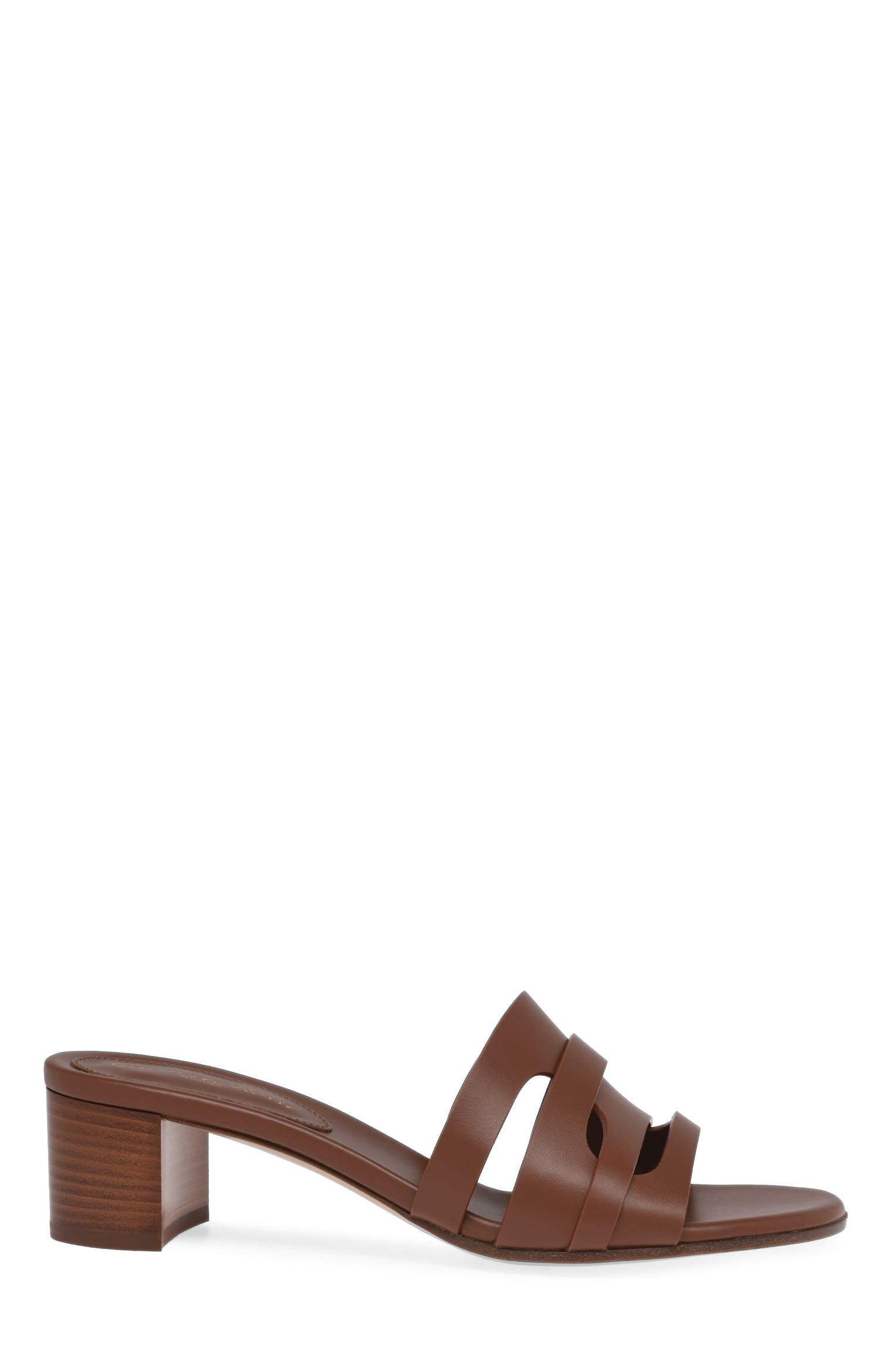 Gianvito Rossi Nora 45 Mules, Main, color, Brown Calf