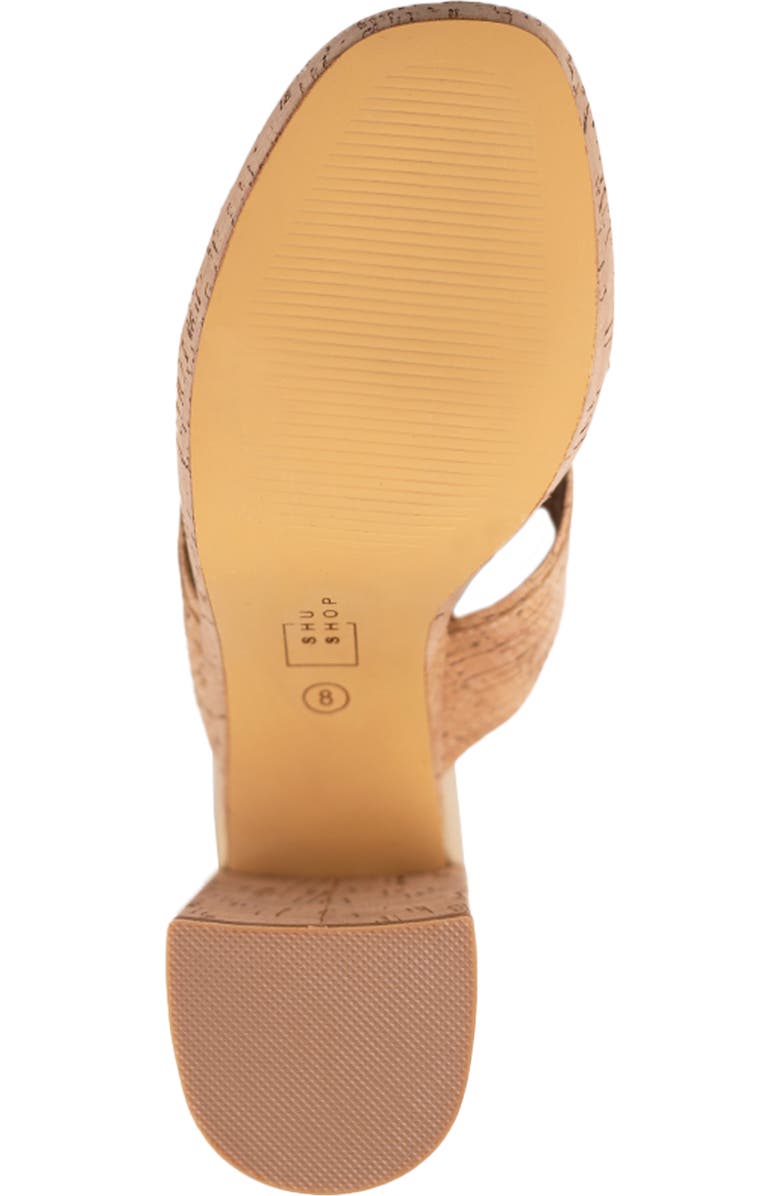 SHUSHOP Eleanor Platform Sandal, Alternate, color, Cork