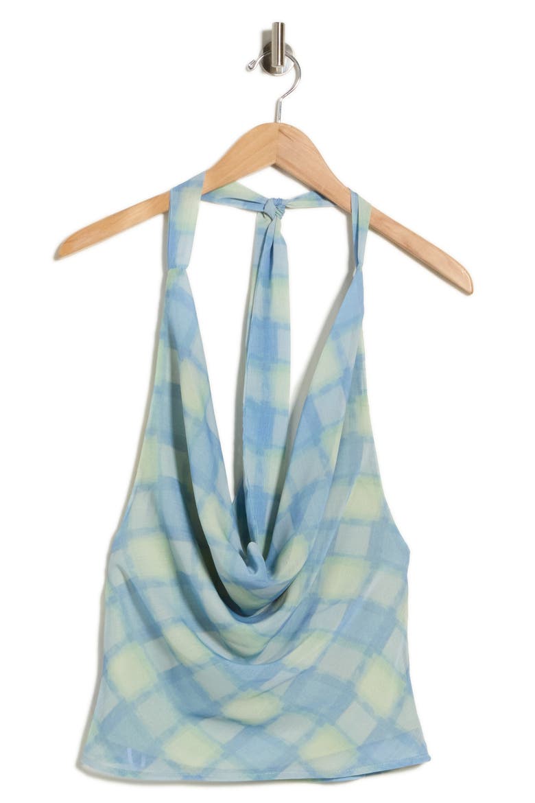 Karelyn Plunge Halter Top, Main, color, MULTI