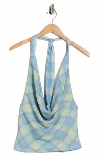 Karelyn Plunge Halter Top