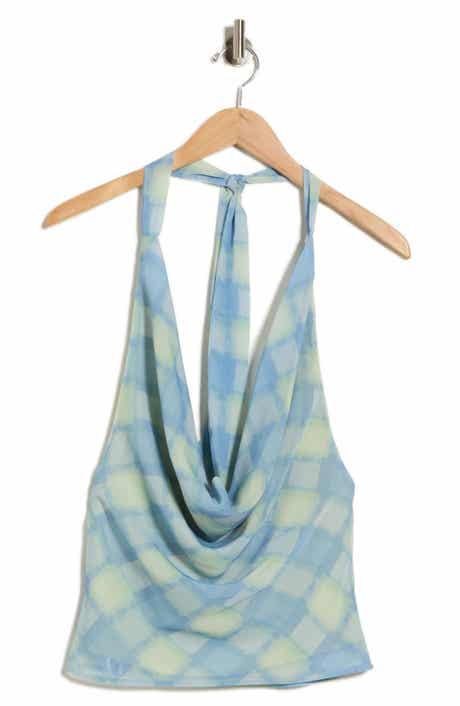 Karelyn Plunge Halter Top