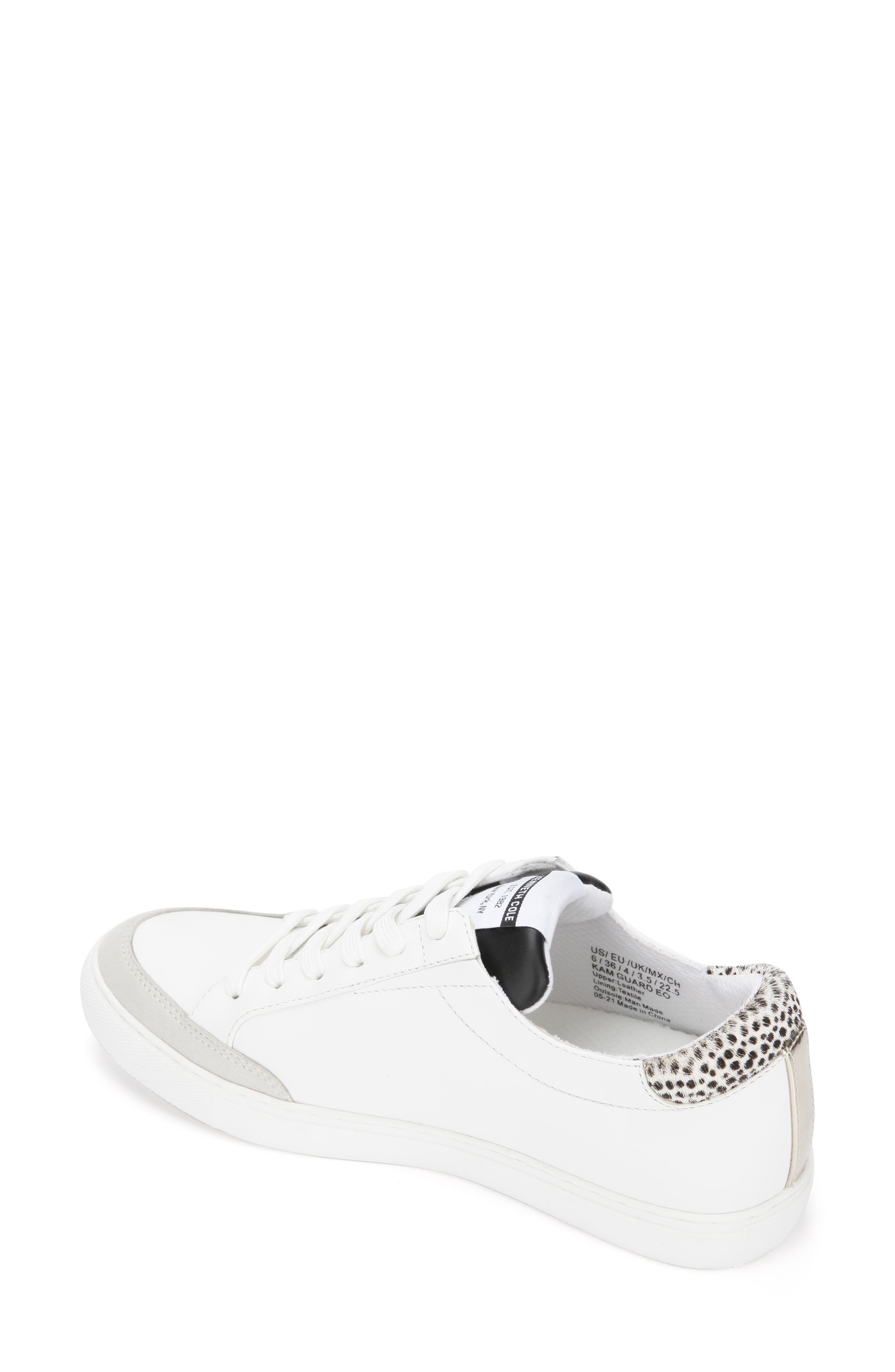 Kam Guard EO Sneaker, Alternate, color, WHITE/ BLACK/ GREY CALF HAIR