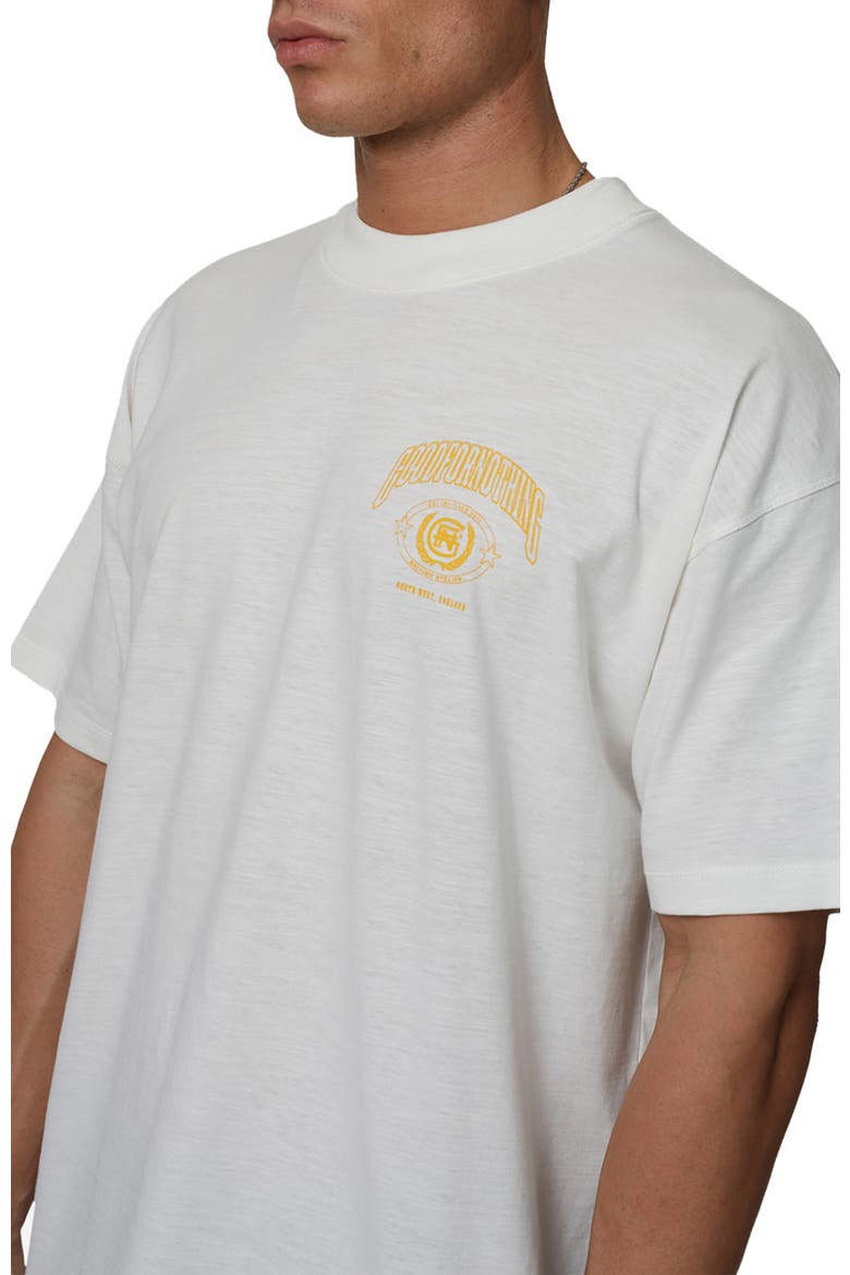 College Angel Slub T-Shirt, Alternate, color, White