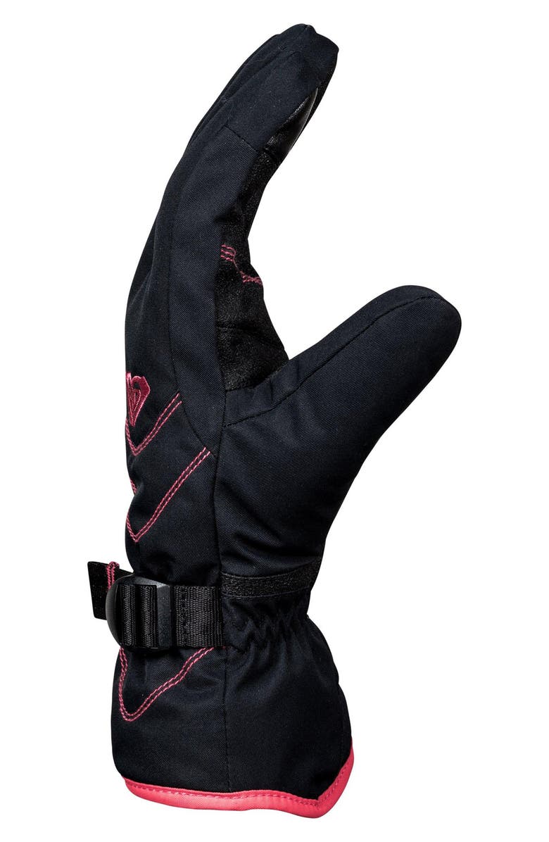 Roxy Jetty Solid Snow Sport Gloves, Alternate, color,