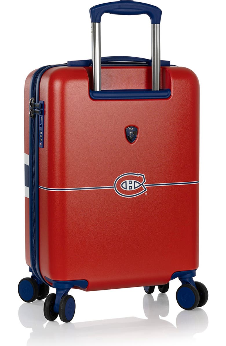 Heys NHL 21 Inch Luggage - Montreal Canadiens, Alternate, color, Red