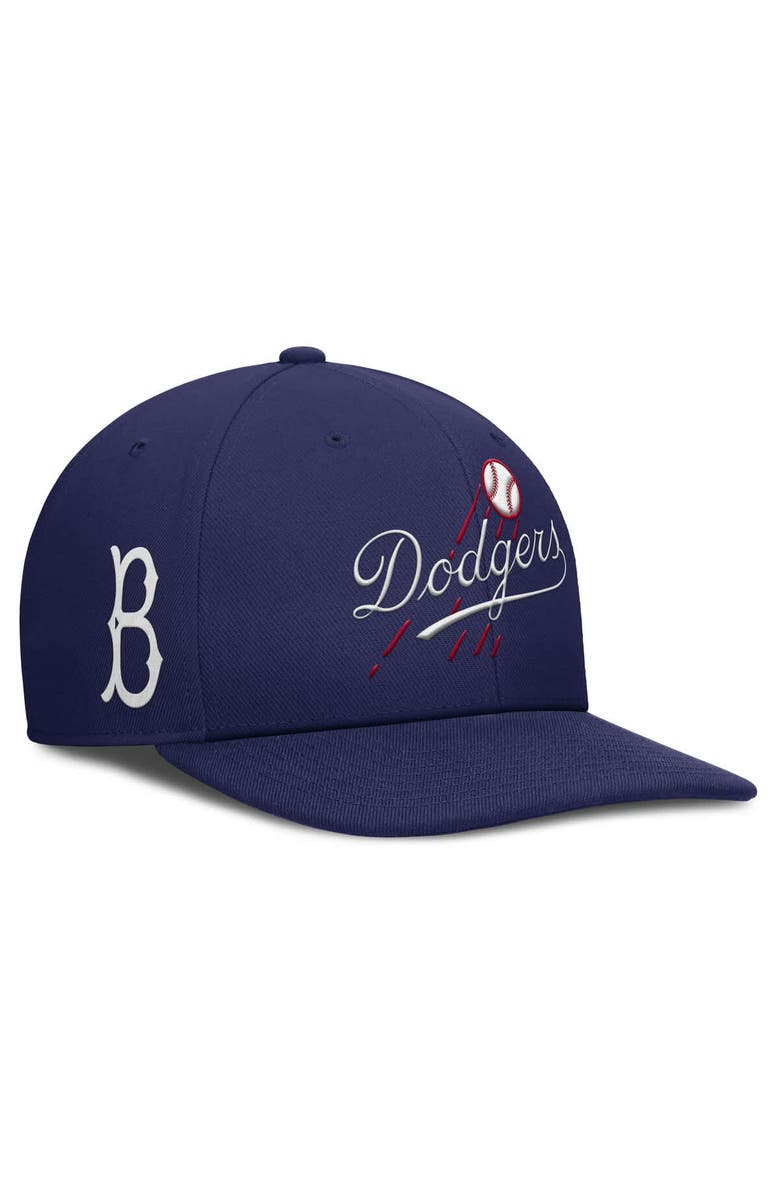 Nike Men's Nike Navy Brooklyn Dodgers Pro Performance Snapback Hat, Main, color, Navy