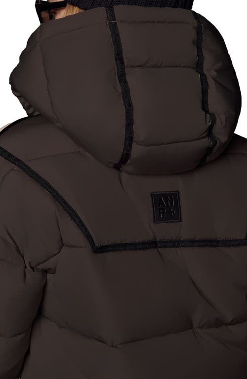 Alp N Rock Whitney Puffer Jacket In Brown