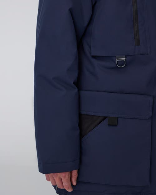 Quartz Co. Vostok 3.0 | Hooded Down Expedition Jacket In True Navy