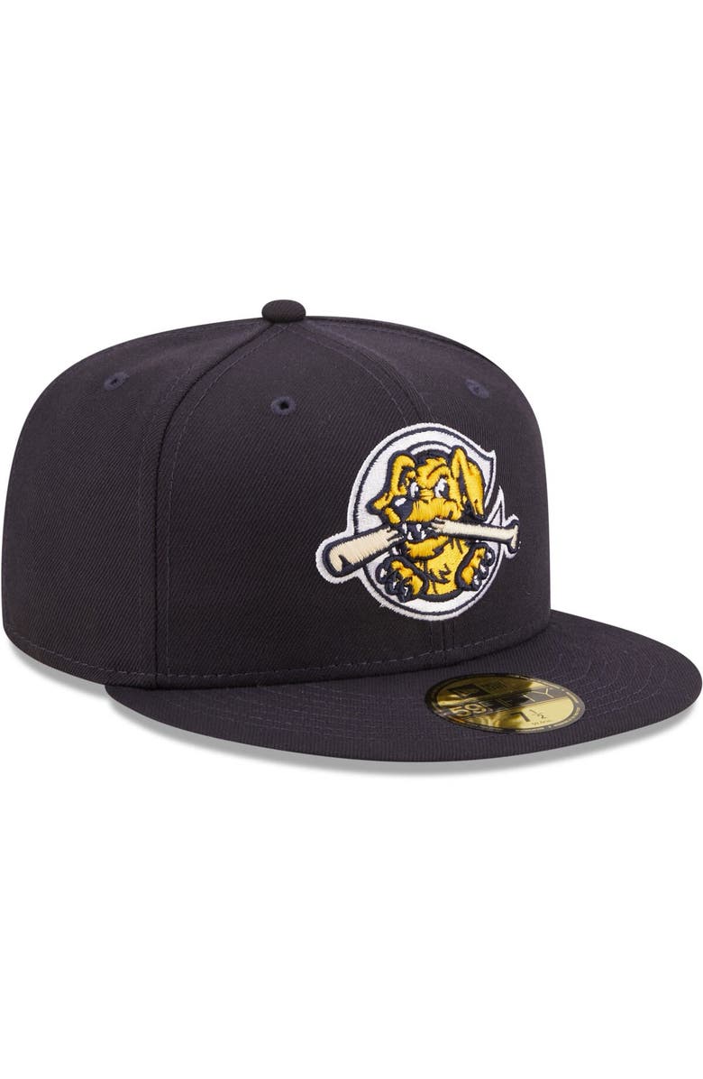 New Era Men's New Era Navy Charleston RiverDogs Authentic Collection 59FIFTY Fitted Hat, Alternate, color, 