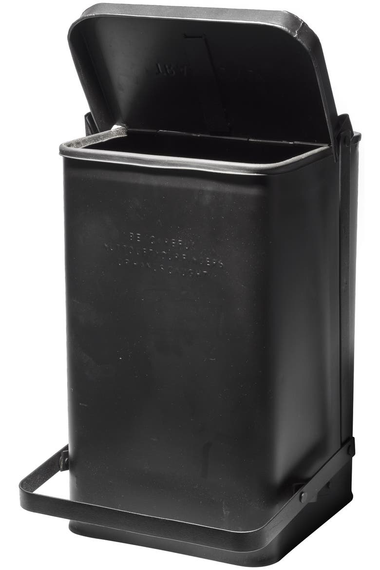 Step Trash Can - Black, Alternate, color, Black