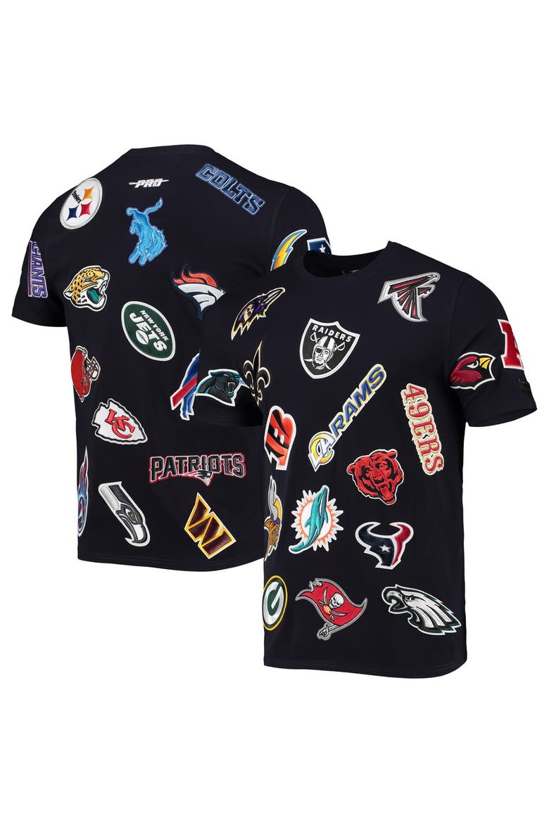 Men's Pro Standard Navy NFL League Wordmark T-Shirt, Main, color, Navy