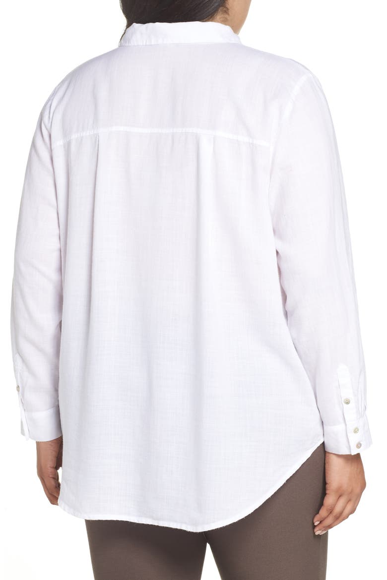 Tencel® Lyocell Shirt, Alternate, color, WHITE