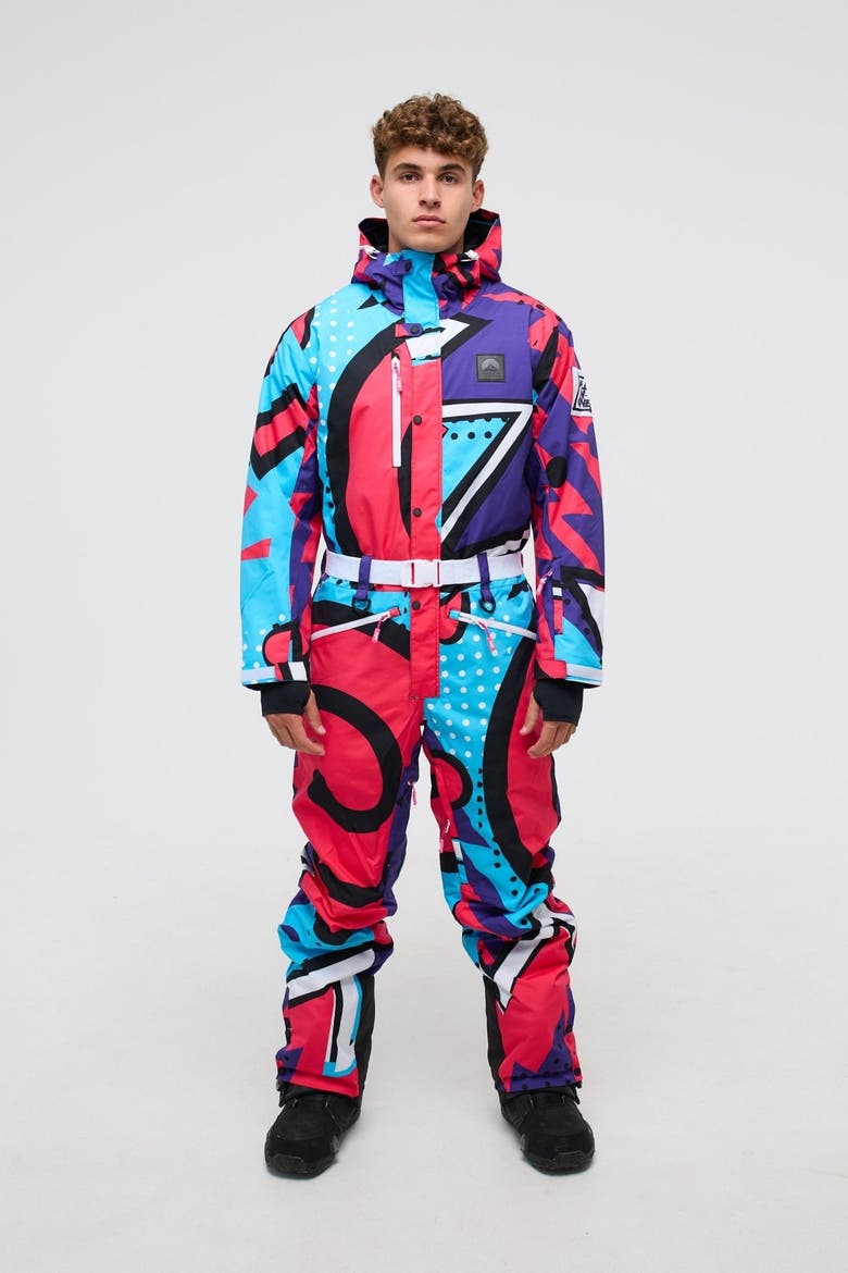 Fresh Prince Ski Suit - Mens, Main, color, multi-colour