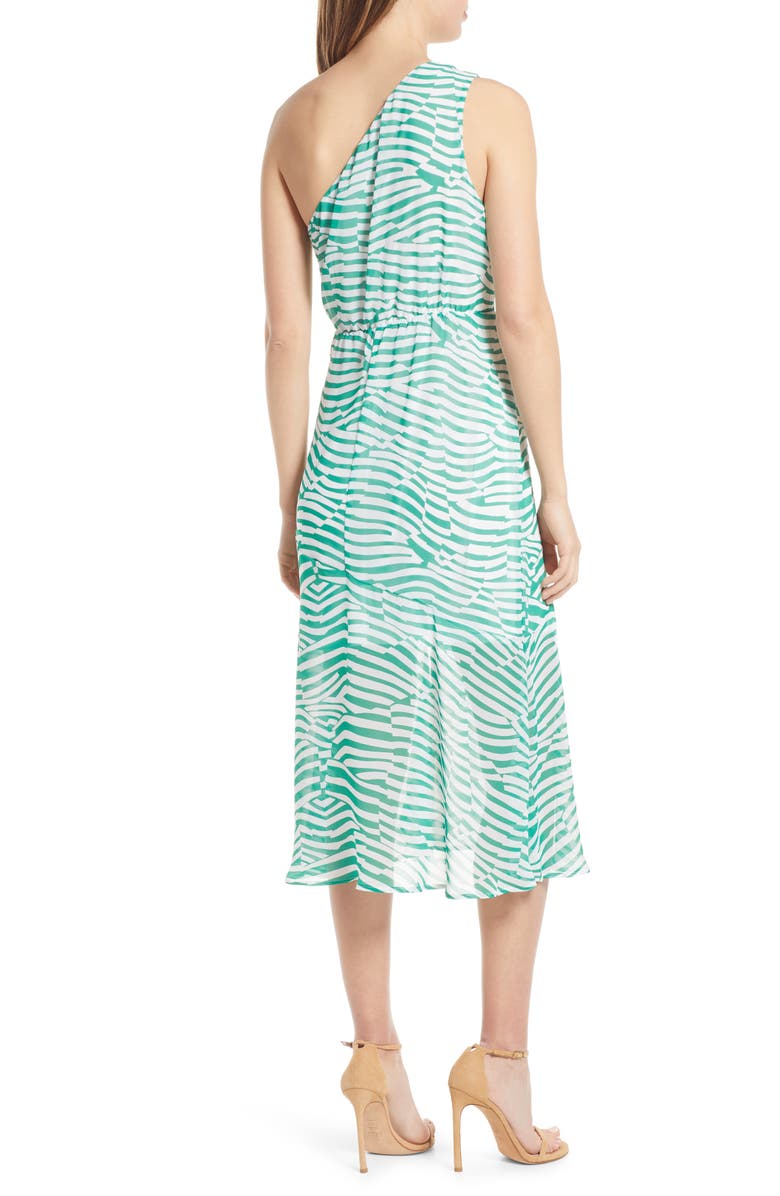 Sam Edelman Stripe One-Shoulder Maxi Dress, Alternate, color, 