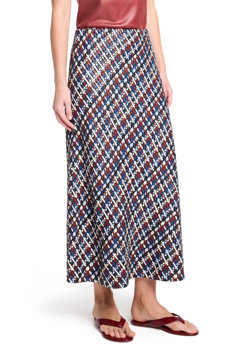 TWP Leather A-Line Skirt, Alternate, color, 