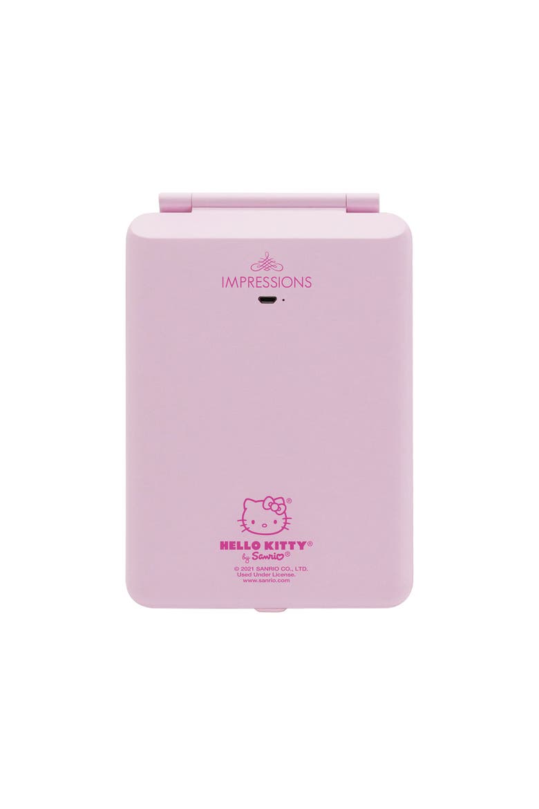 Hello Kitty Touch Pad Mini Tri-Tone LED Makeup Mirror, Alternate, color, White/Pink
