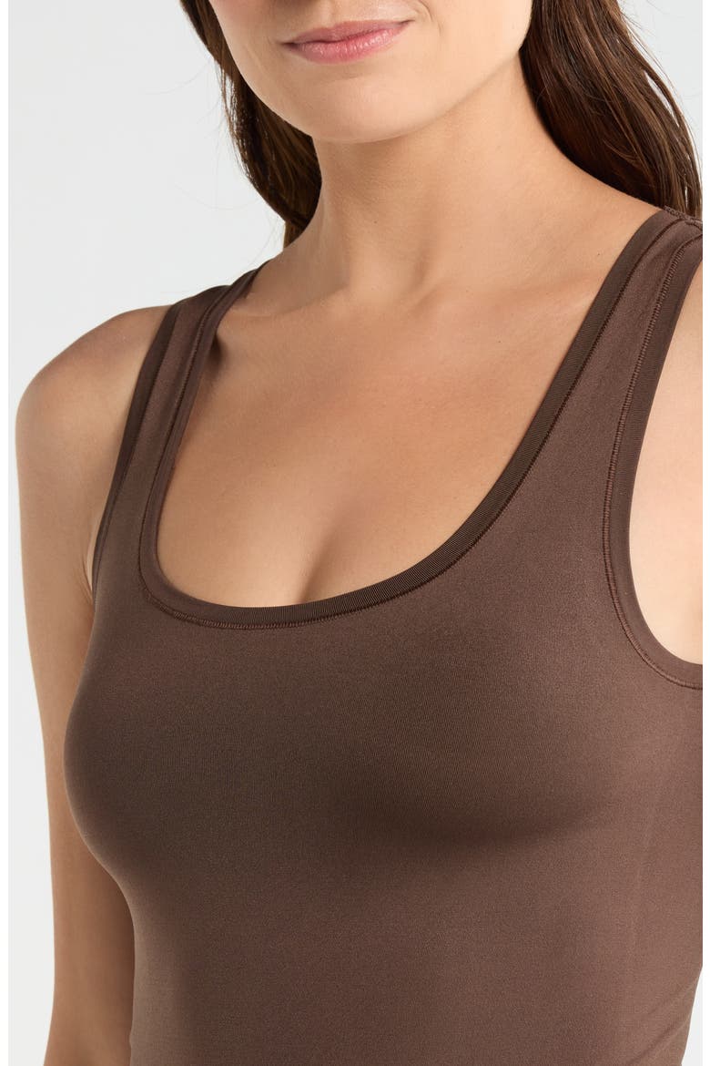 Seamless Layering Tank, Alternate, color, BROWN SWEET