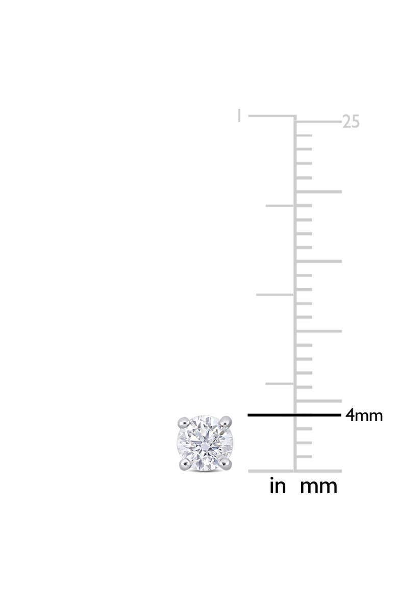 1/2 CTW Lab-Grown Diamond Stud Earrings 14k, Alternate, color, White Gold